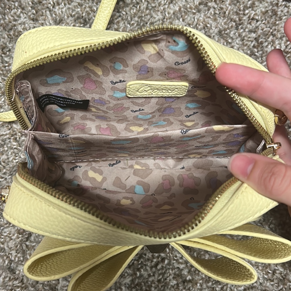 Yellow Bow Purse